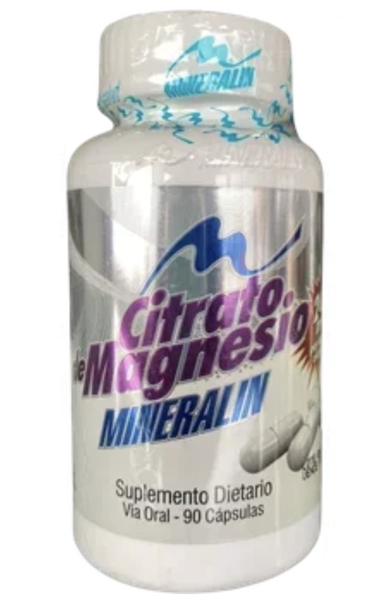 Citrato de Magnesio X 90 Cápsulas Mineralin